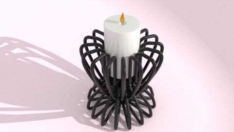 Double Sided Candle Holder