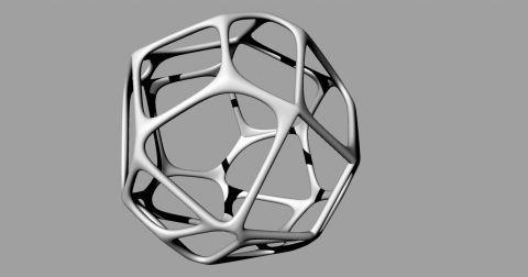 Sphere formed by special geometry